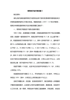 领导班子运行情况范文2.docx