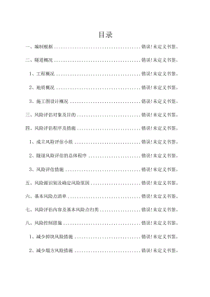 隧道风险评估调查报告.docx