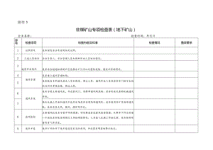 非煤矿山专项检查表-经典通用-经典通用.docx