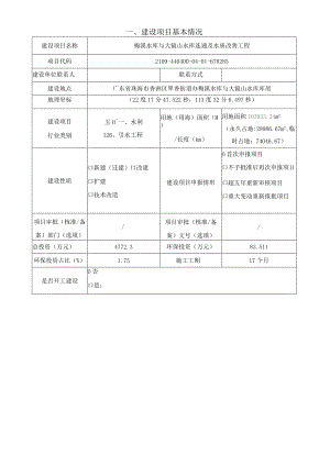 梅溪水库与大镜山水库连通及水质改善工程环境影响报告表.docx