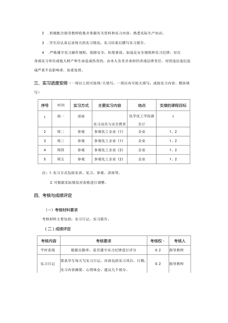 13460004认识实习大学高校课程教学大纲.docx_第2页