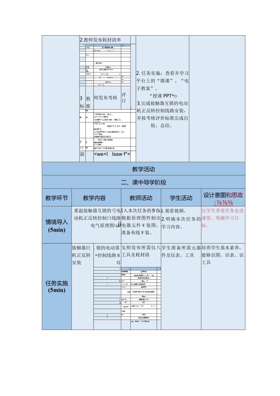 中等职业学校《机床电气线路安装与维修》接触器互锁的电动机正反转控制线路安装的评价教案.docx_第3页