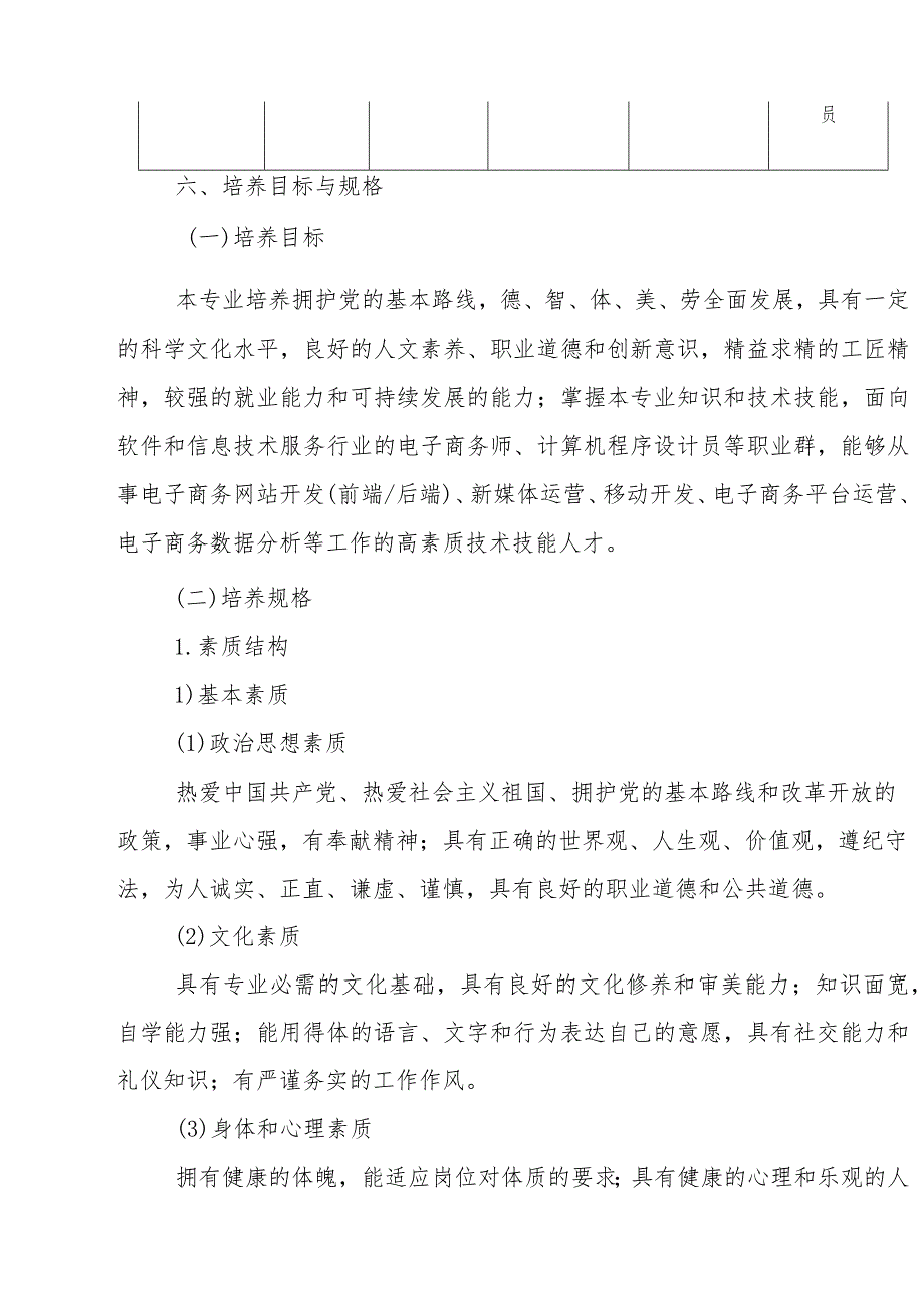 职业中等学校电子商务专业人才培养方案.docx_第2页