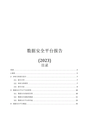 2023数据安全平台报告.docx