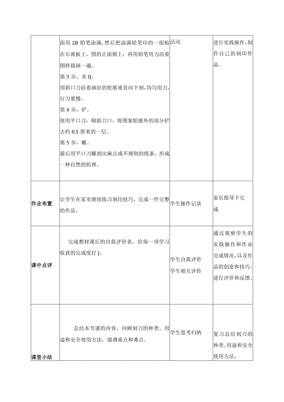 13-小小刻刀用处多四年级劳动下册（人民版）.docx_第3页