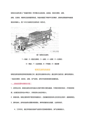 技能培训资料：板框压基础知识.docx