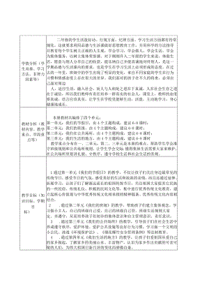 最新2019年部编人教版道德与法制二年级上下册全学年教案.docx