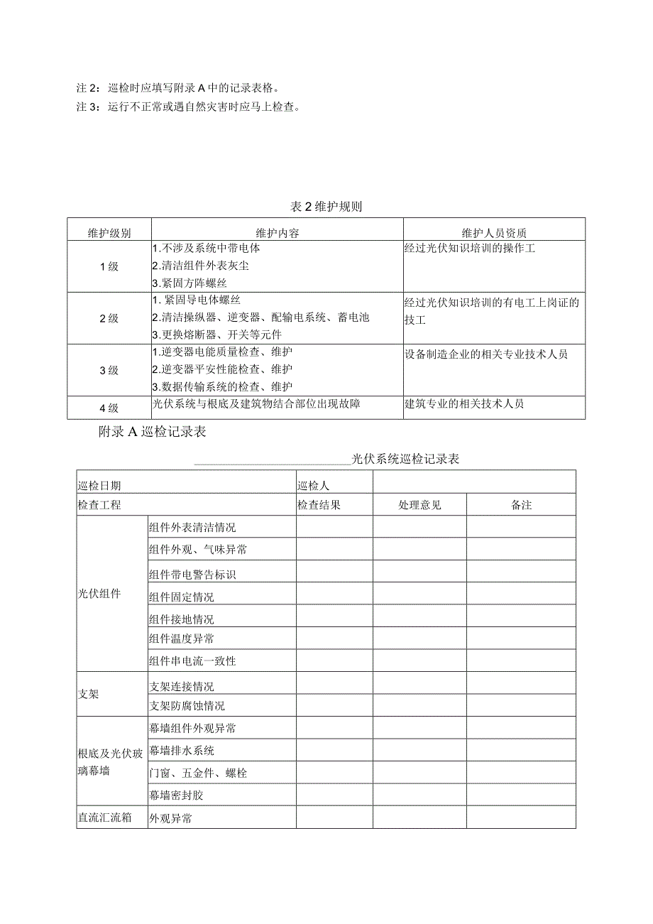 光伏电站巡检周期和维护规则.docx_第2页