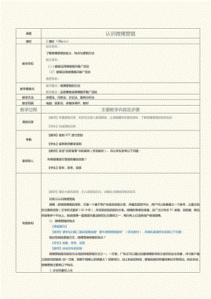 中职《网络营销》教案第8课微博营销.docx