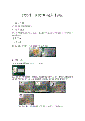 探究种子萌发的环境条件实验.docx