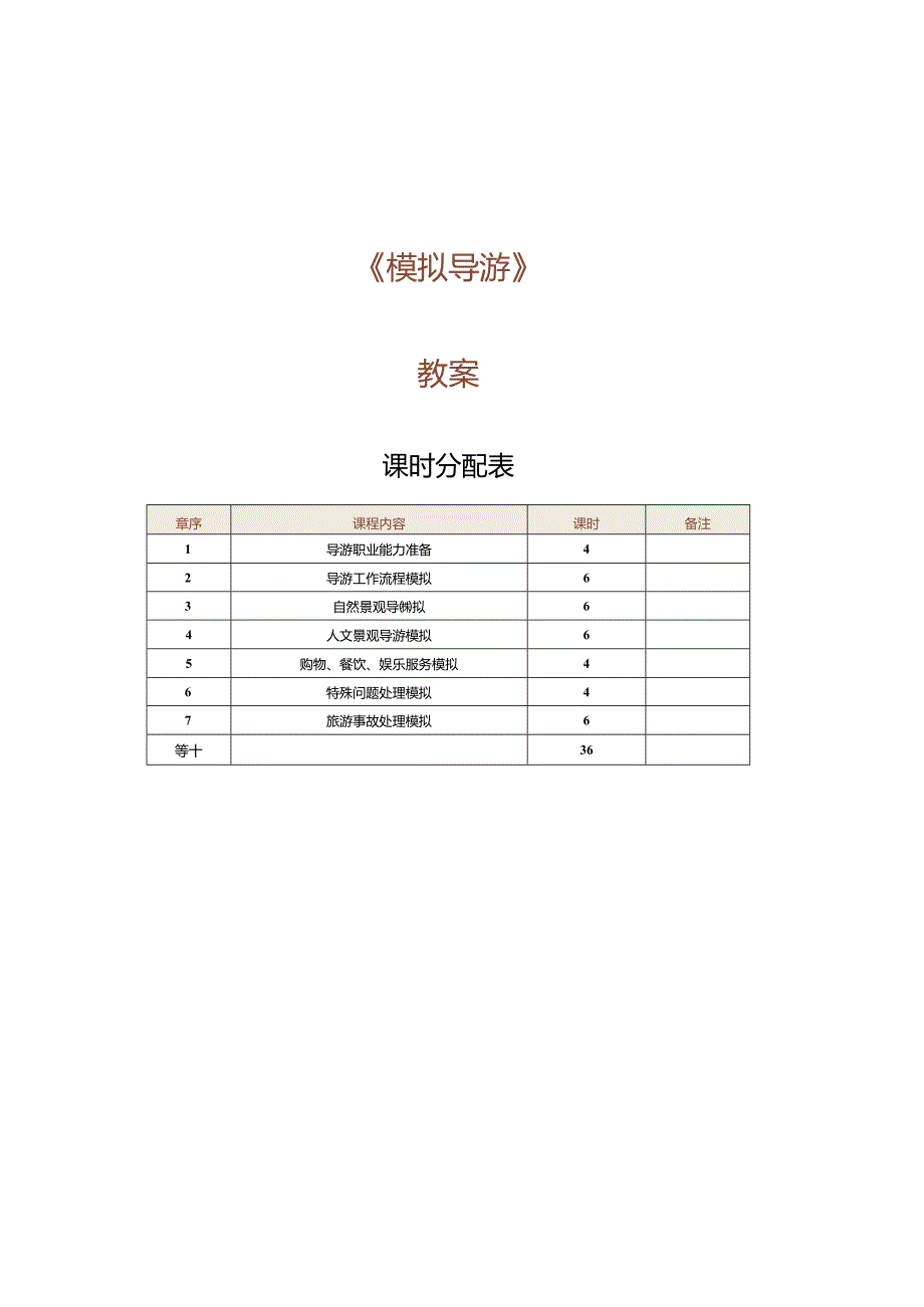 《模拟导游》教案第1课塑造职业形象.docx_第1页