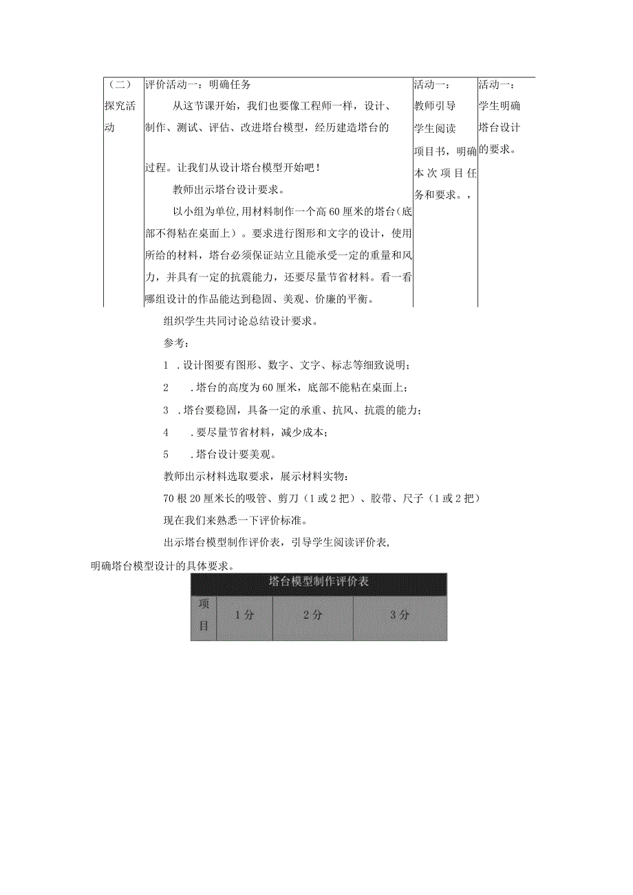 【大单元整体教学】1-4设计塔台模型课时教案.docx_第2页