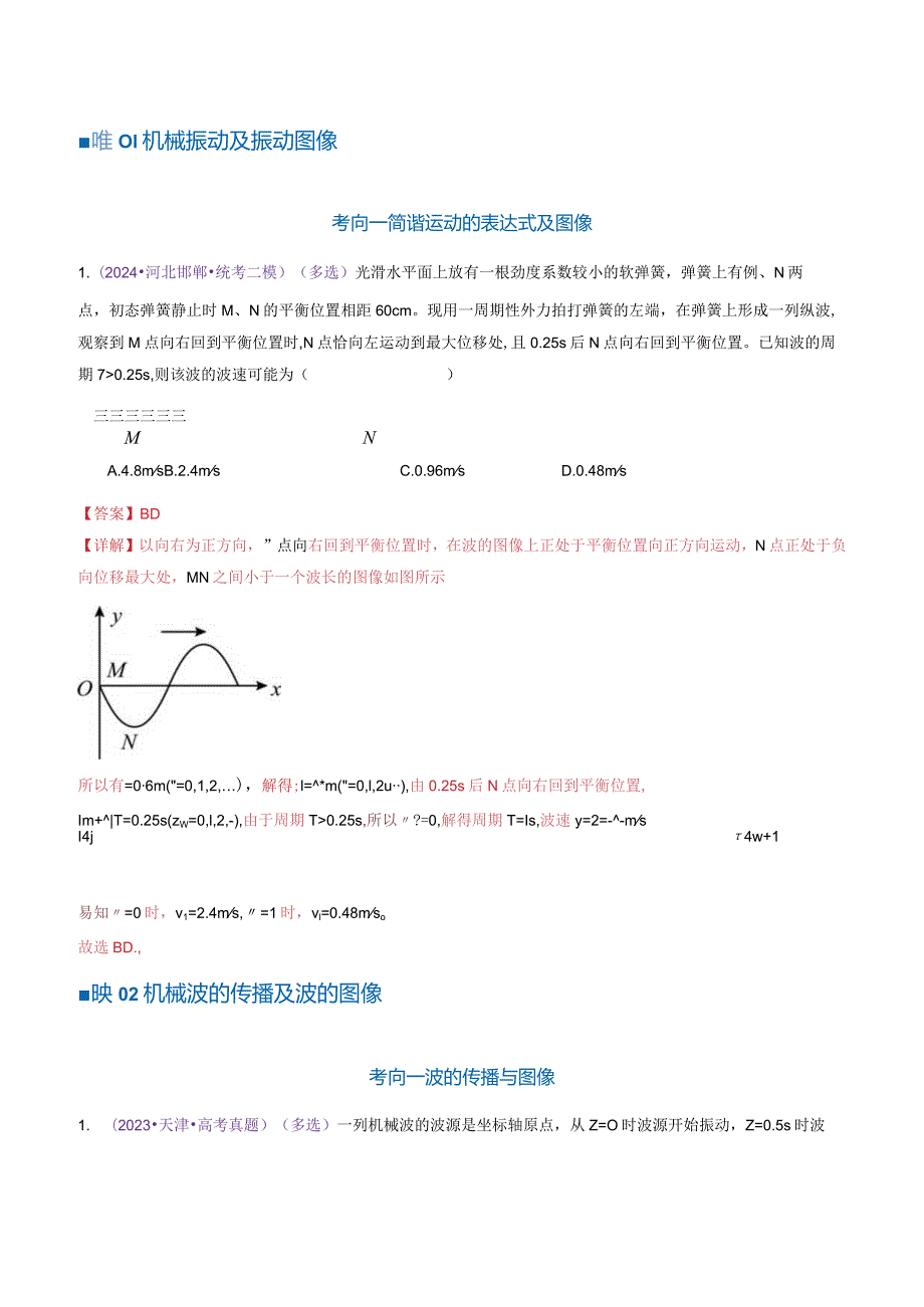 专题15机械振动与机械波（练习）（解析版）.docx_第2页