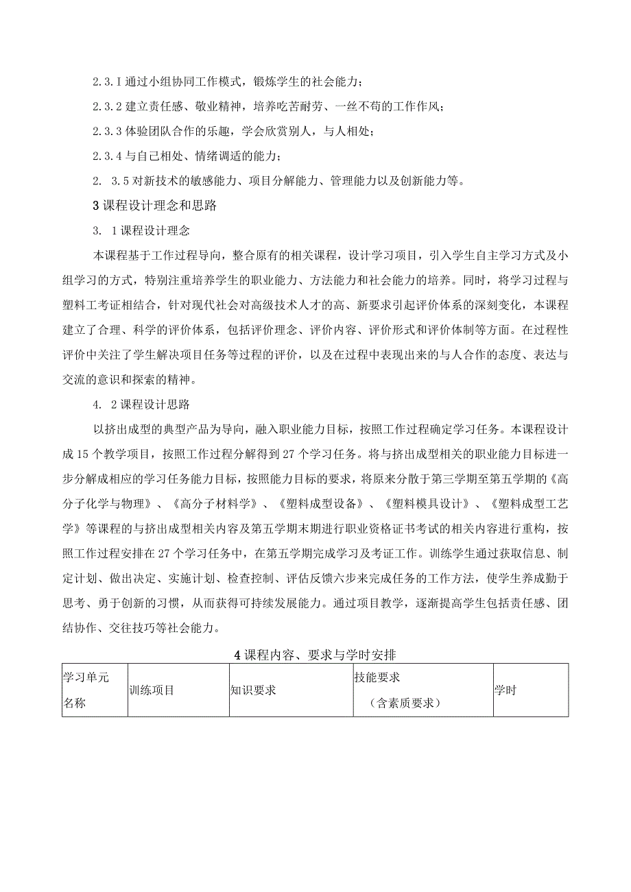 《塑料挤出成型》课程标准.docx_第2页