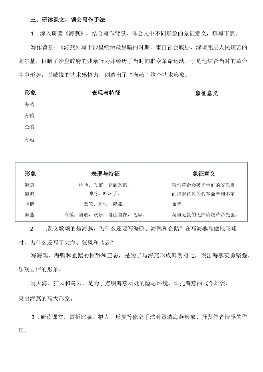 《海燕》教案初中.docx_第2页