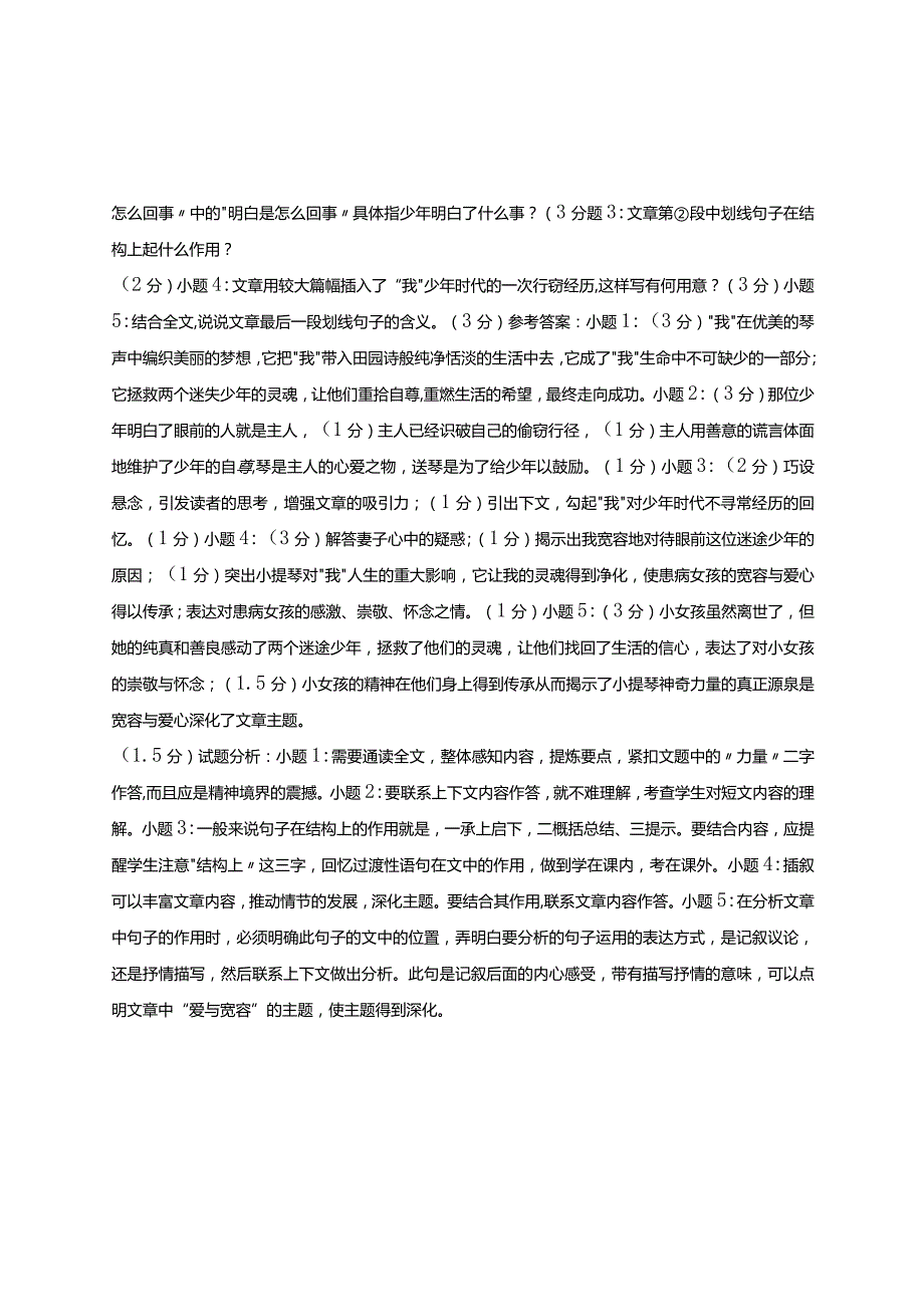 《小提琴的力量》阅读题附答案.docx_第3页