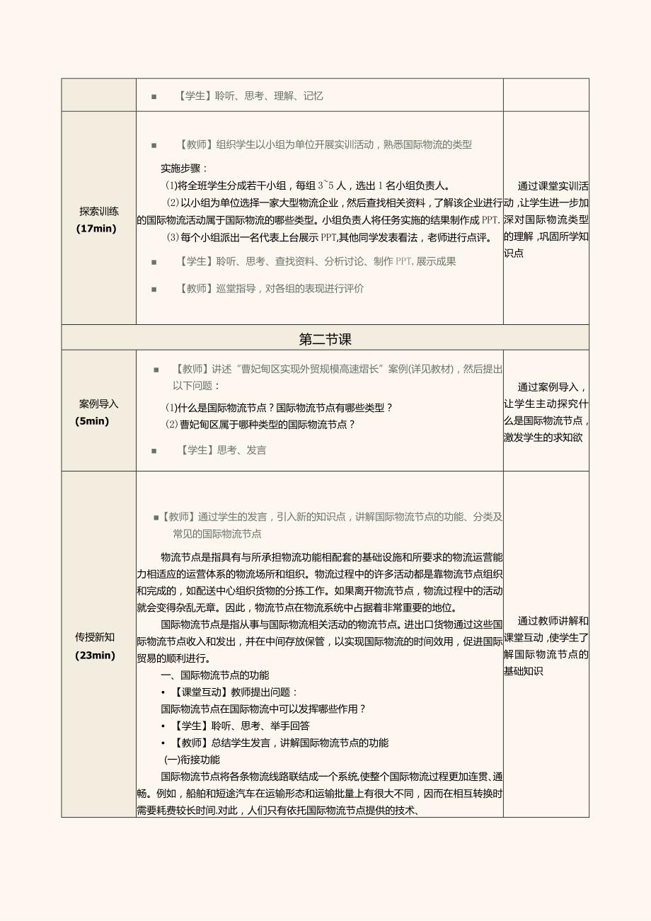 《现代物流管理基础》教案第25课了解国际物流和国际物流节点的基础知识.docx_第3页