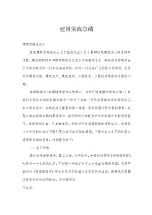 建筑实践总结.docx