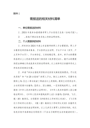 需报送的相关材料清单.docx