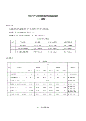 48.贵阳市产品质量监督抽查实施细则（磷酸）.docx