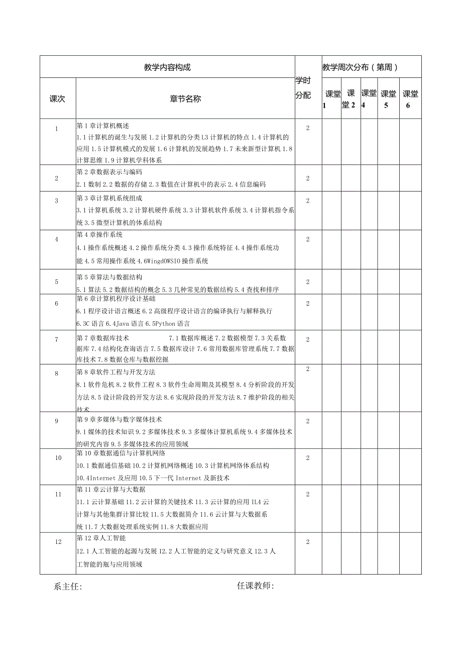 计算机导论教案全套潘海珠第1--12章计算机概述---人工智能.docx_第3页