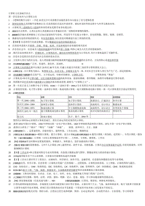 2024计算机文化基础知识点.docx