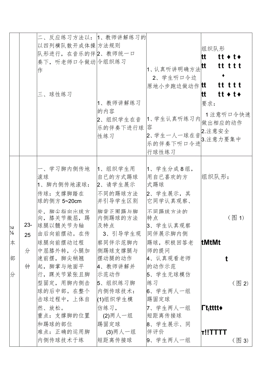 新课标水平二《脚内侧传球》体育与健康教案.docx_第2页