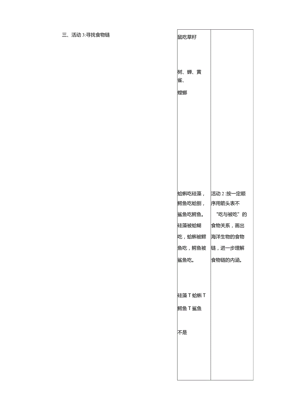 2-6《有趣的食物链》教学设计苏教版科学六年级下册.docx_第3页