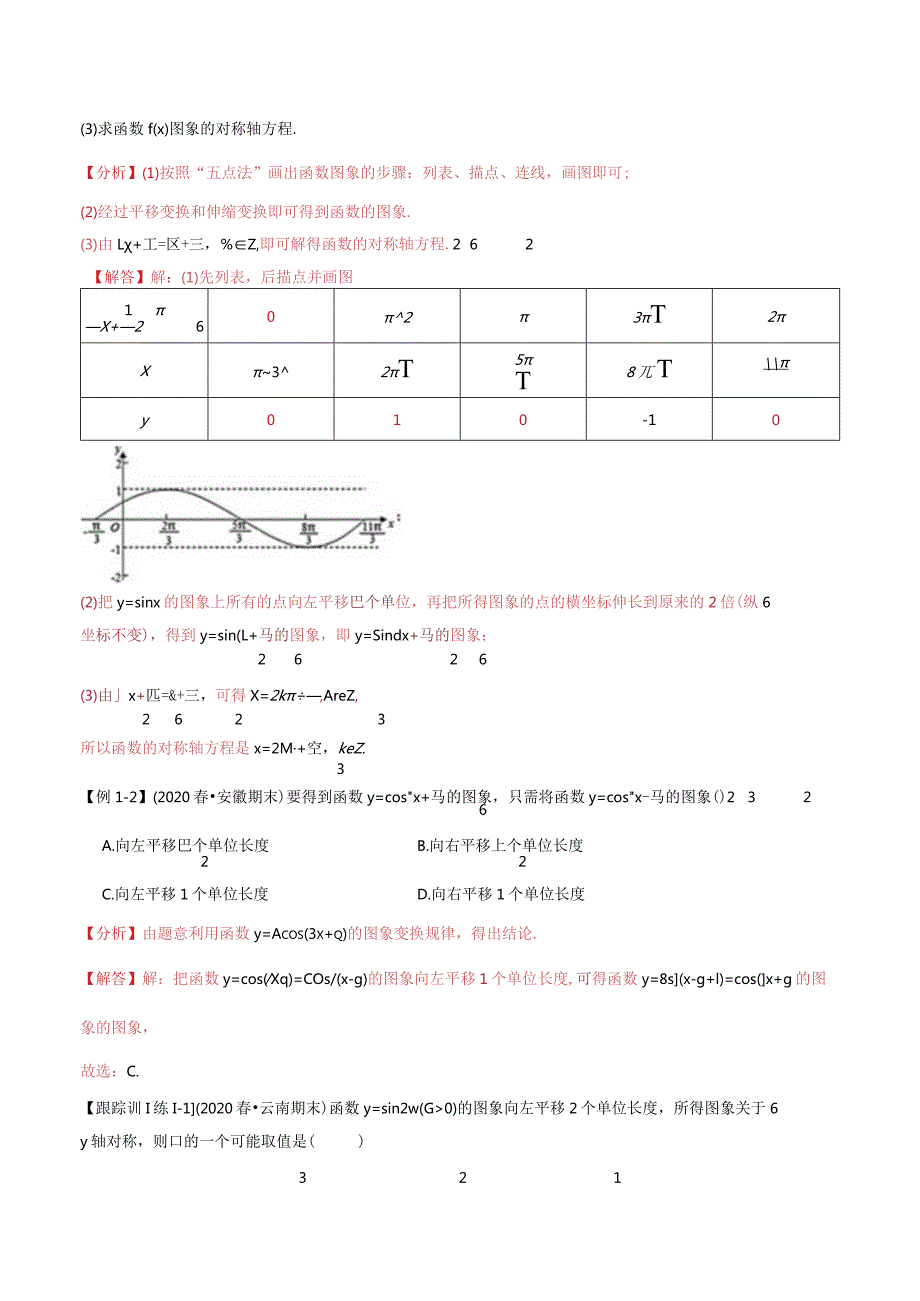 第23讲函数y＝Asin(ωx＋φ)的图象及应用（讲）（教师版）.docx_第3页