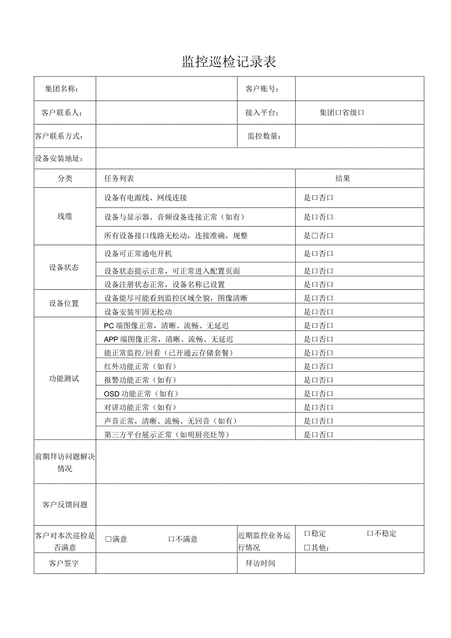 监控巡检记录表.docx_第1页