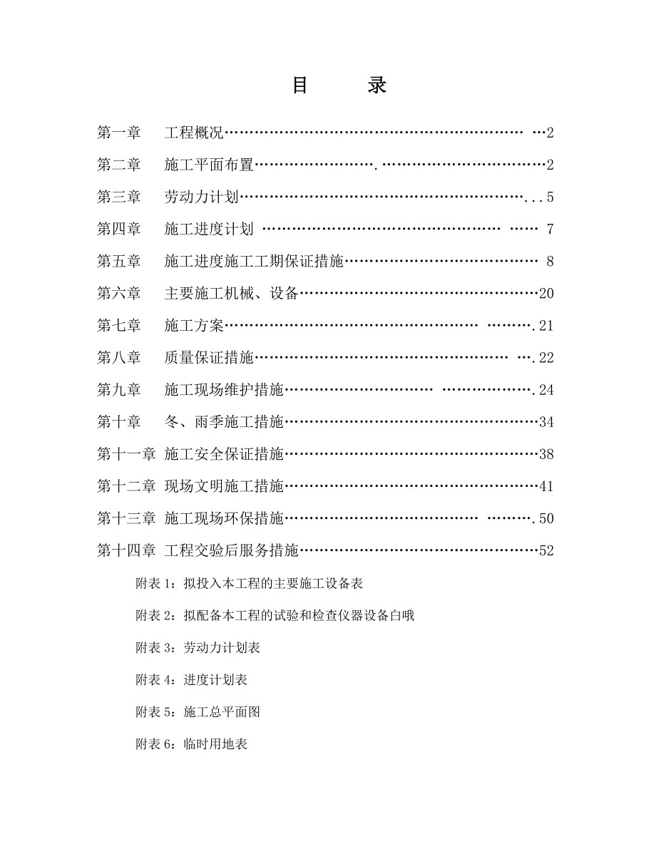 某项目绿化区地面工程及厂区道路工程施工组织设计.doc_第1页