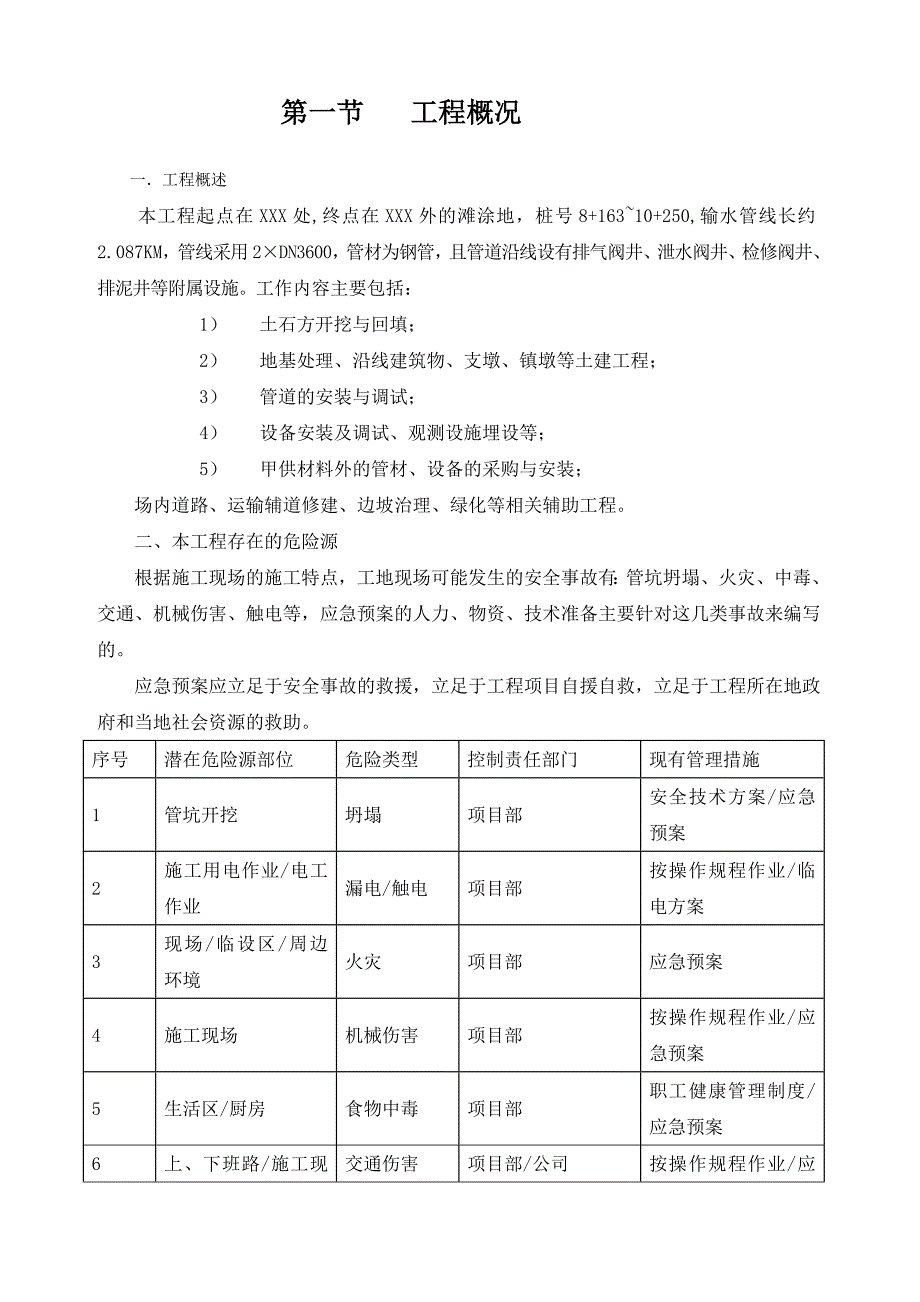 广东省某滩涂区管道工程施工安全应急预案专项方案.doc_第2页