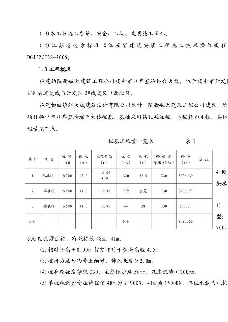 江苏某高层综合办公楼桩基工程钻孔灌注桩施工组织设计.doc_第2页