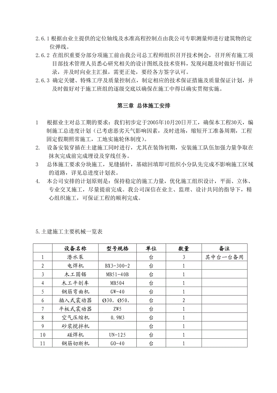 江苏某园区单层砖混结构配电间施工组织设计.doc_第3页