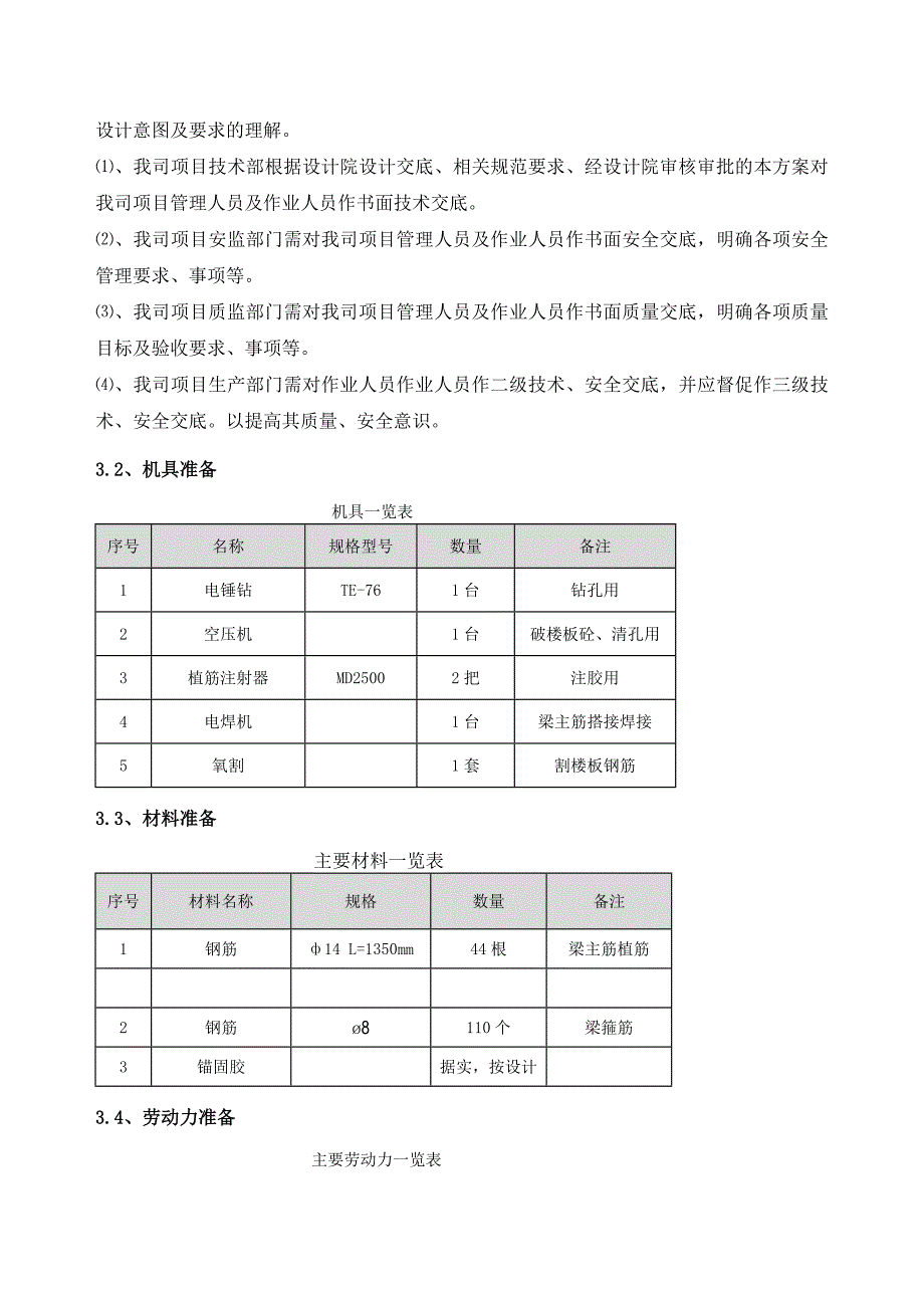 湖北某住宅楼增加烟道开洞植筋施工方案.doc_第2页