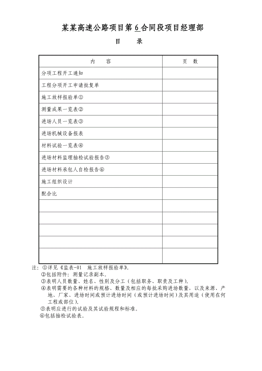 贵州某高速公路合同段伸缩缝安装施工方案开工报告.doc_第2页