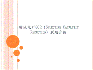 电厂SCR脱硝工程简介.ppt