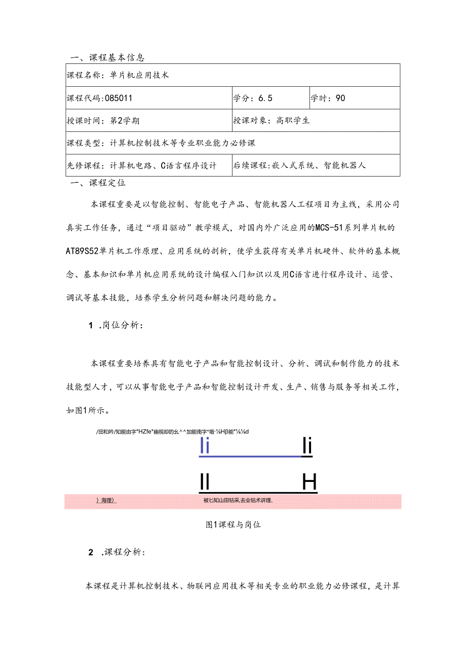 单片机应用技术课程整体教学设计.docx_第2页