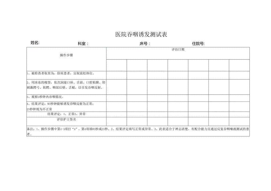 吞咽诱发测试表.docx_第1页