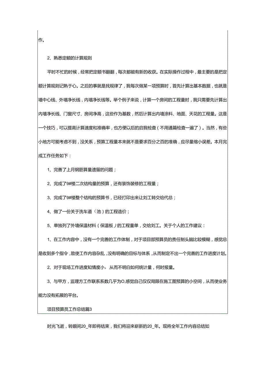 2024年项目预算员工作总结.docx_第3页