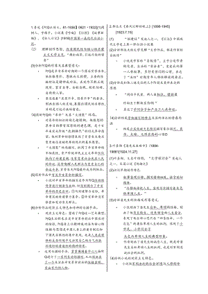 00530《中国现代文学作品选》复习资料.docx