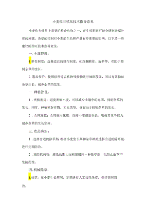 小麦控旺镇压技术指导意见.docx