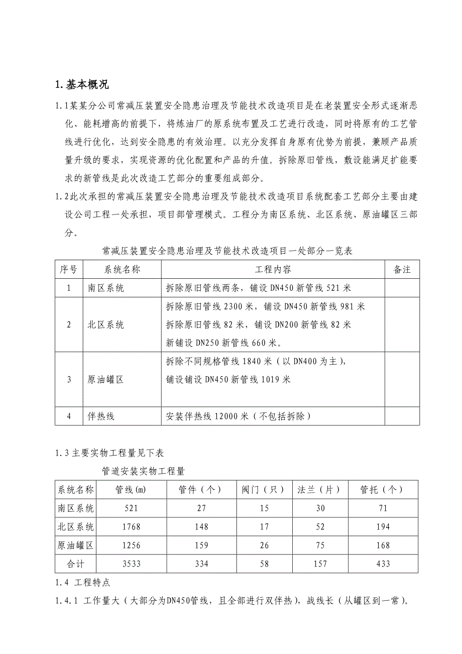 工业金属管道系统配套施工方案.doc_第1页