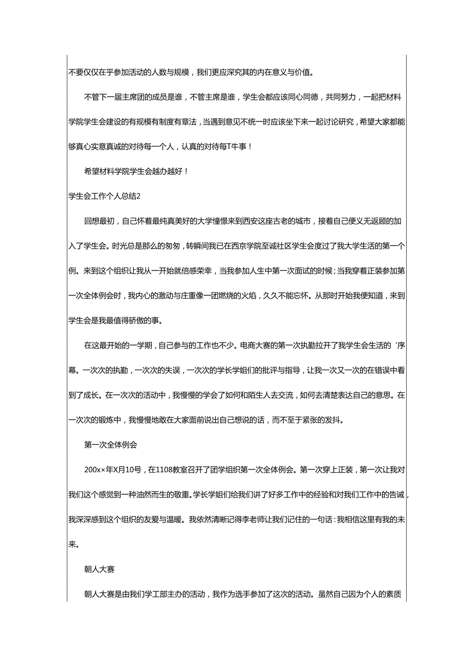 2024年学生会工作个人总结.docx_第2页