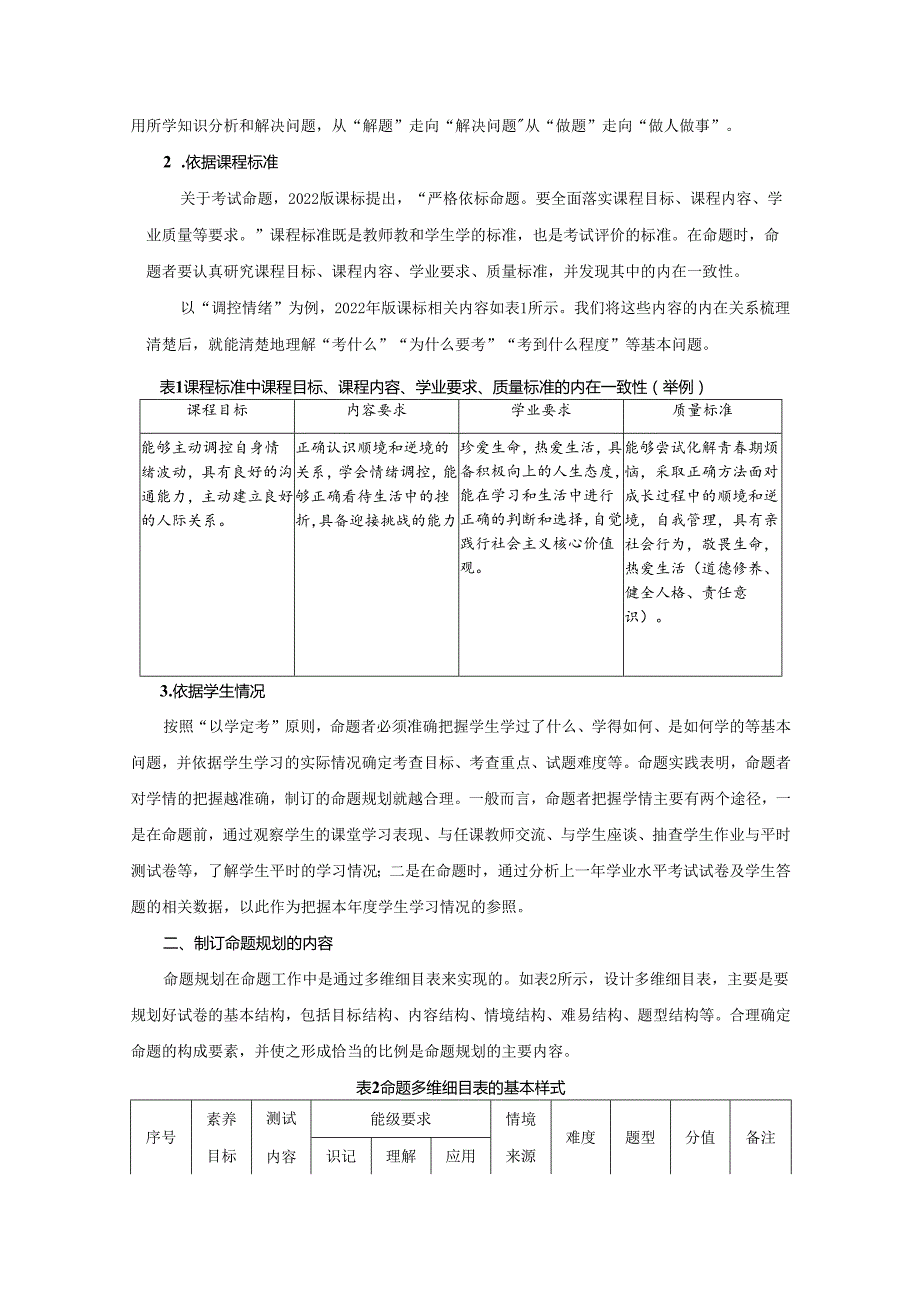 道德与法治命题规划：制订依据、内容与流程.docx_第2页