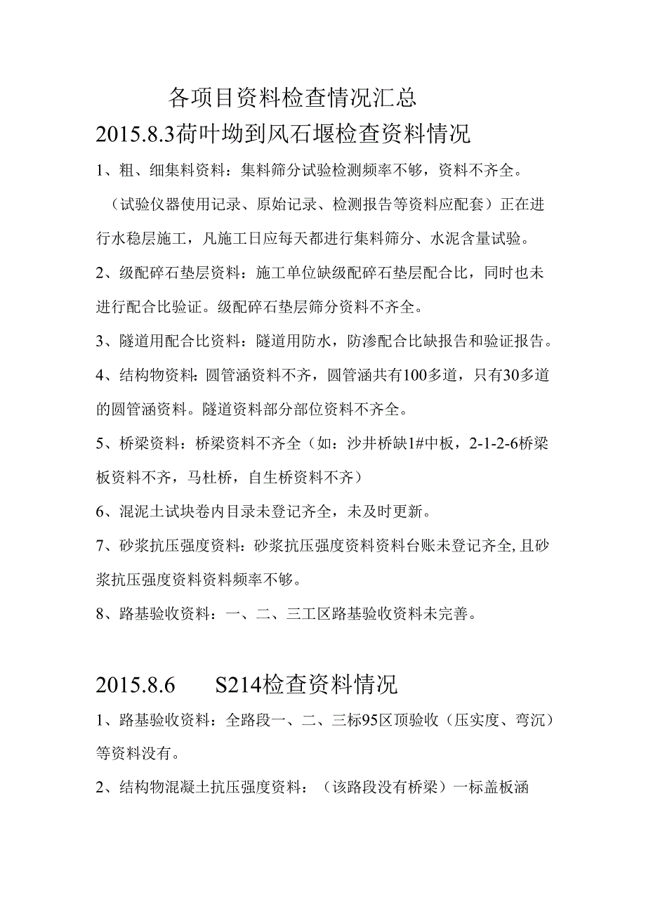 2015.8.3工地检查情况.docx_第1页