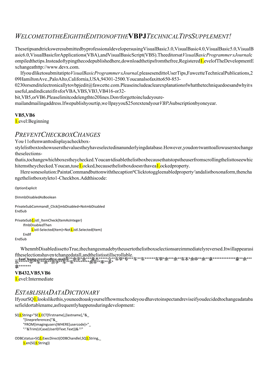 techtips8 面向VisualBasic程序员的杂志 第8版.docx_第1页
