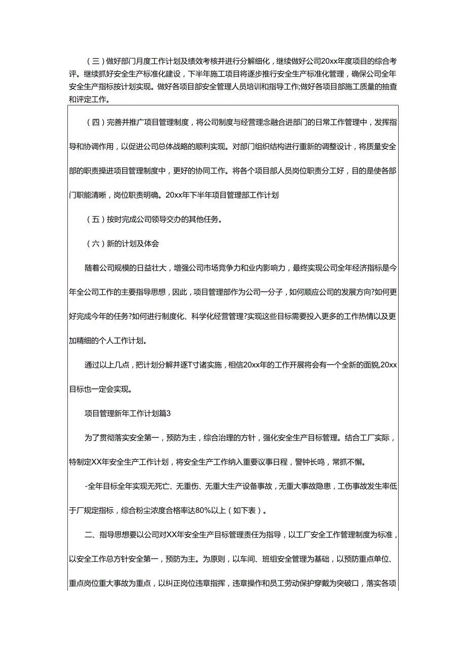 2024年项目管理新年工作计划.docx_第3页