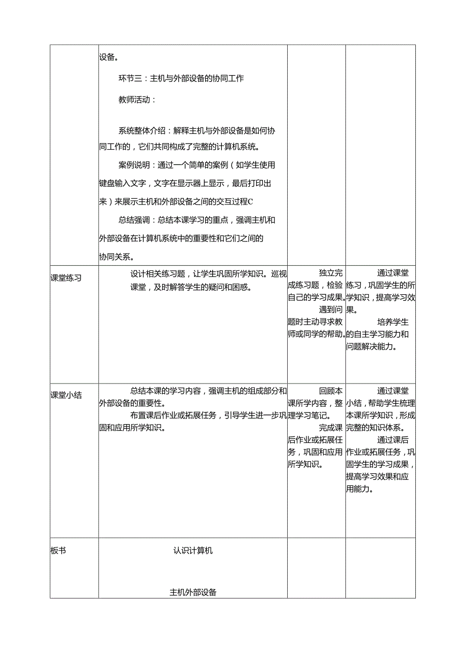 第2课 认识计算机 教案5 三上信息科技黔教版.docx_第3页