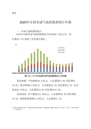 2023年全国非油气地质勘查统计年报.docx